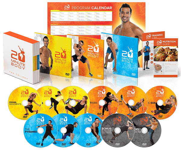20 MINUTE BODY THE TRILOGY DVDs