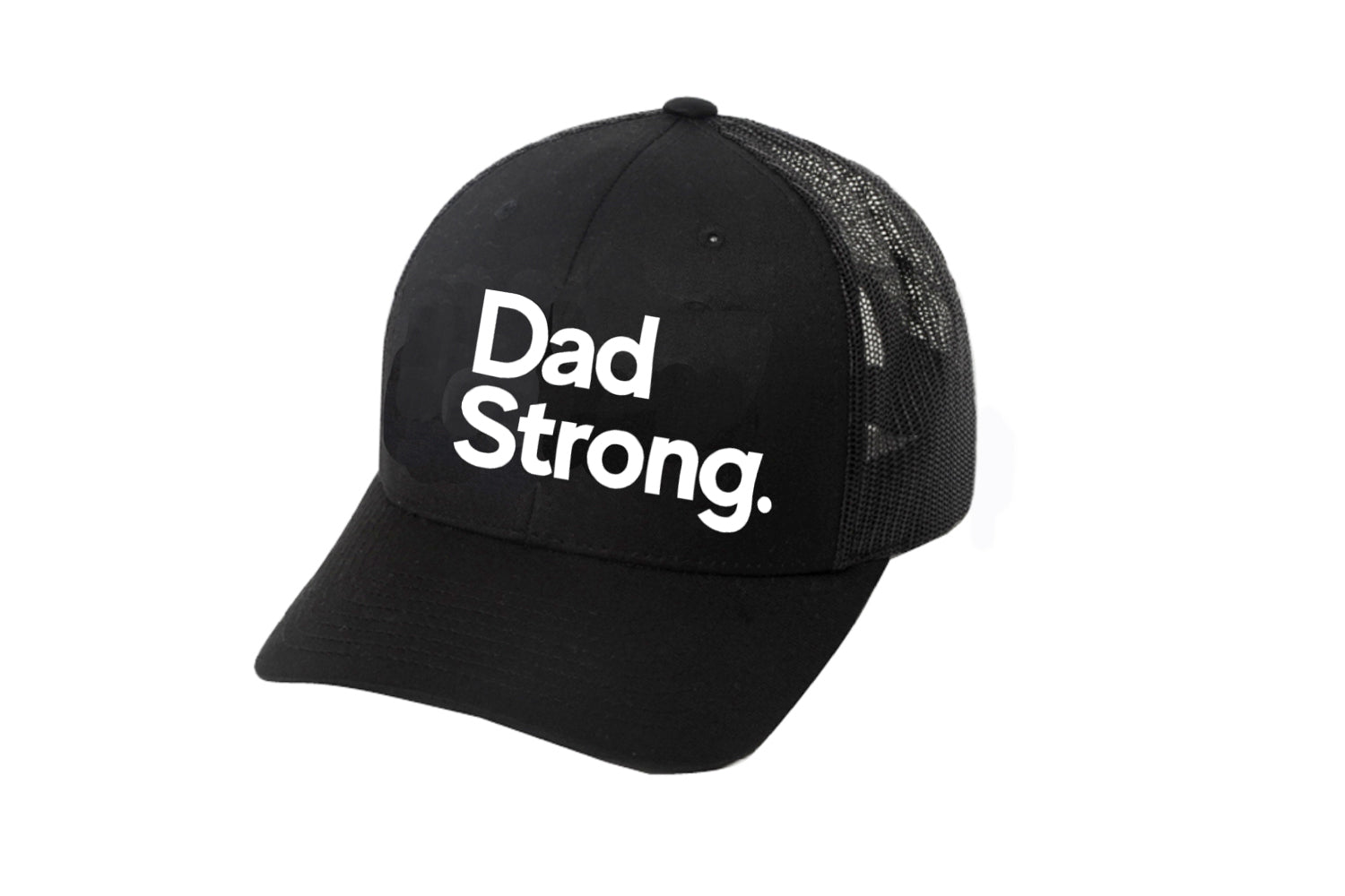 Dad Strong Trucker Black