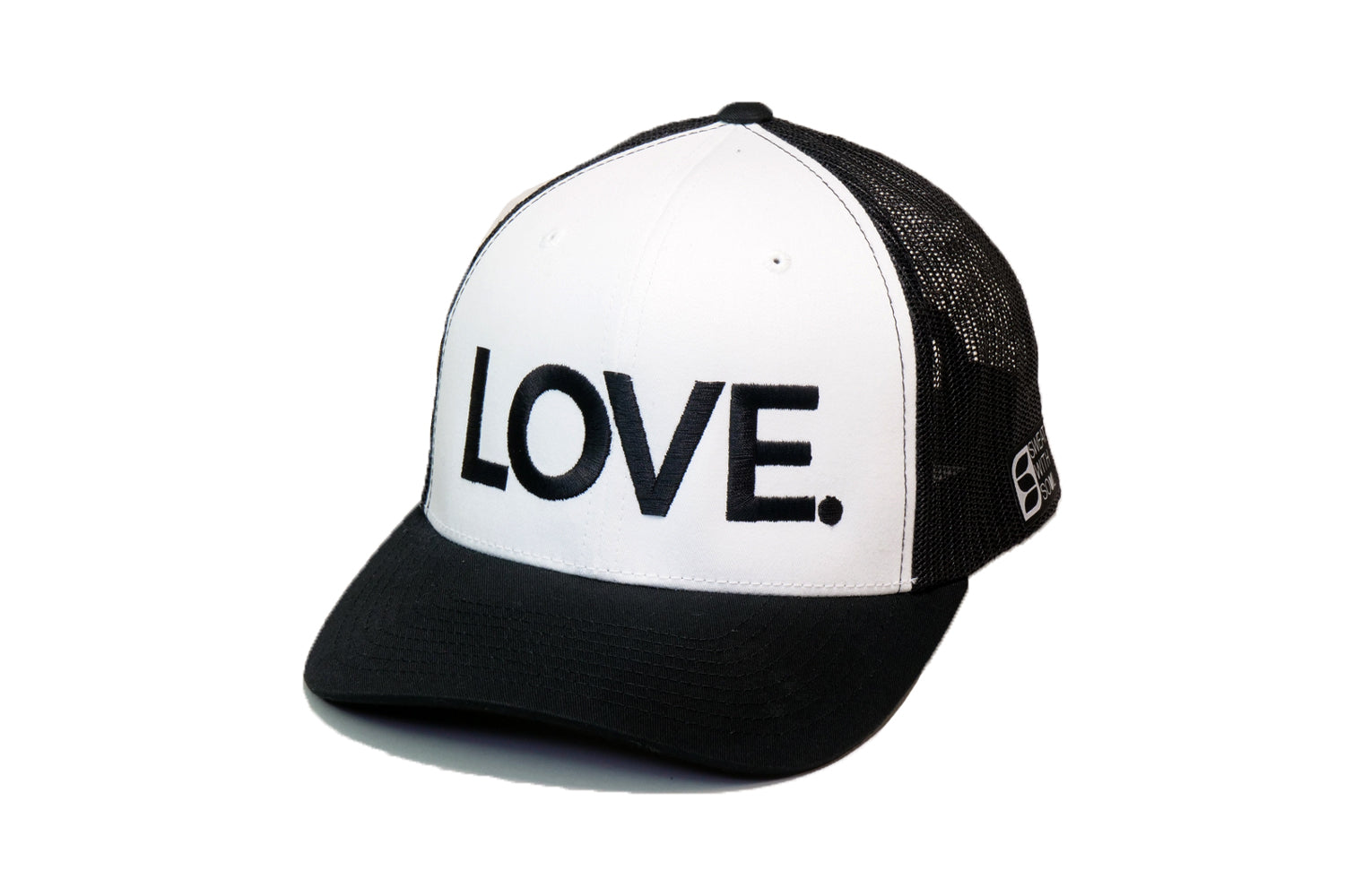 LOVE Period Trucker Black/White/Black