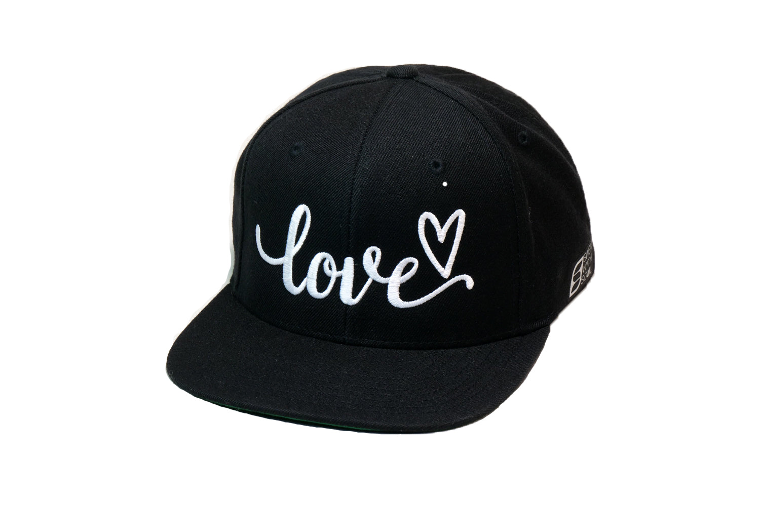 Love Cursive Trucker Black
