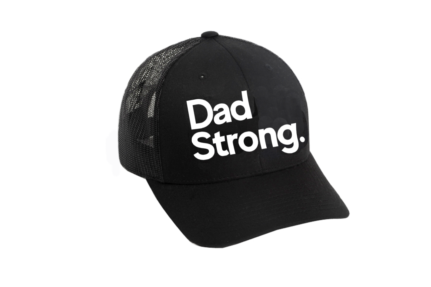 Dad Strong Trucker Black
