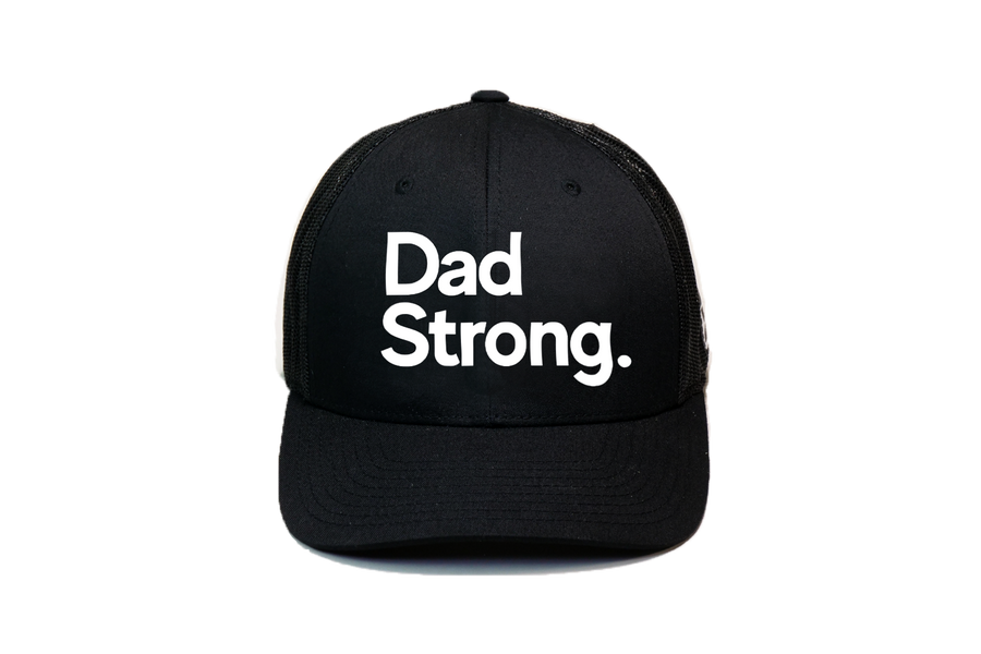 Dad Strong Trucker Black