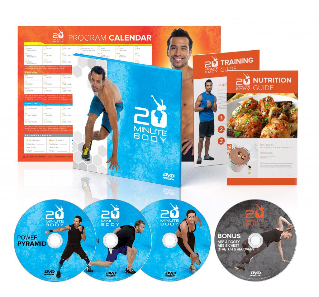 20 MINUTE BODY PROGRAM 3 DVDs