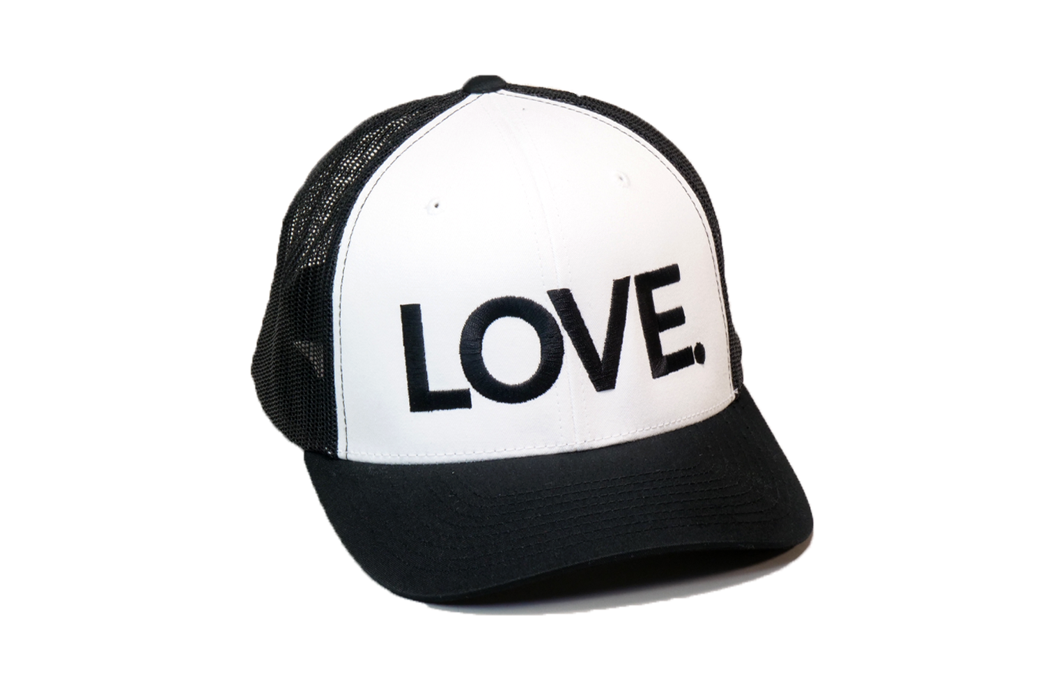 LOVE Period Trucker Black/White/Black