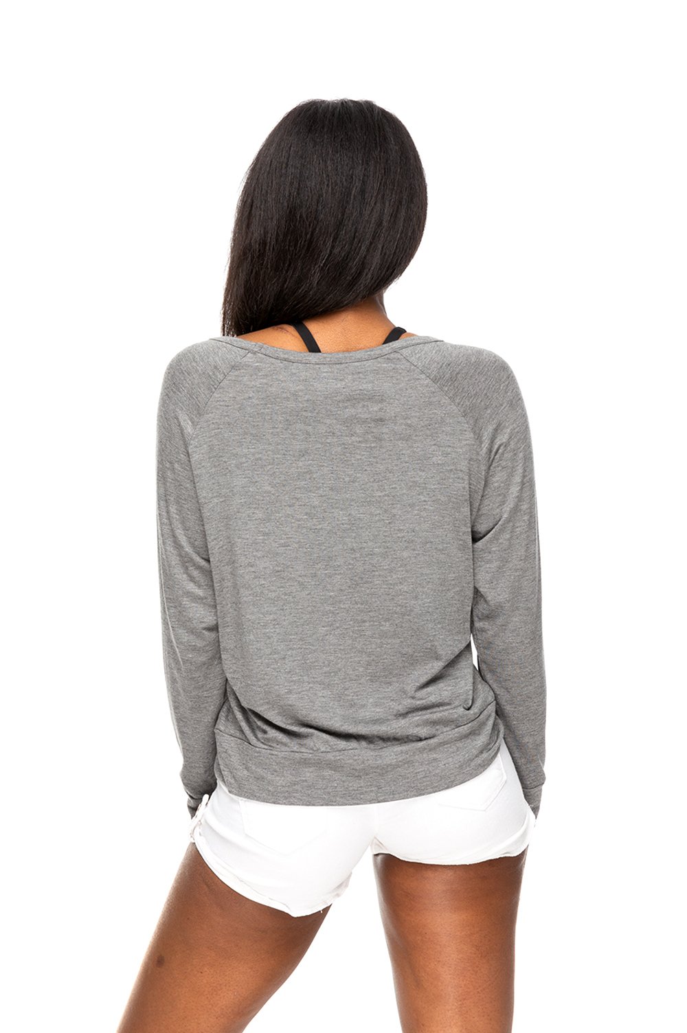 Love Period Long Sleeve Tee Charcoal