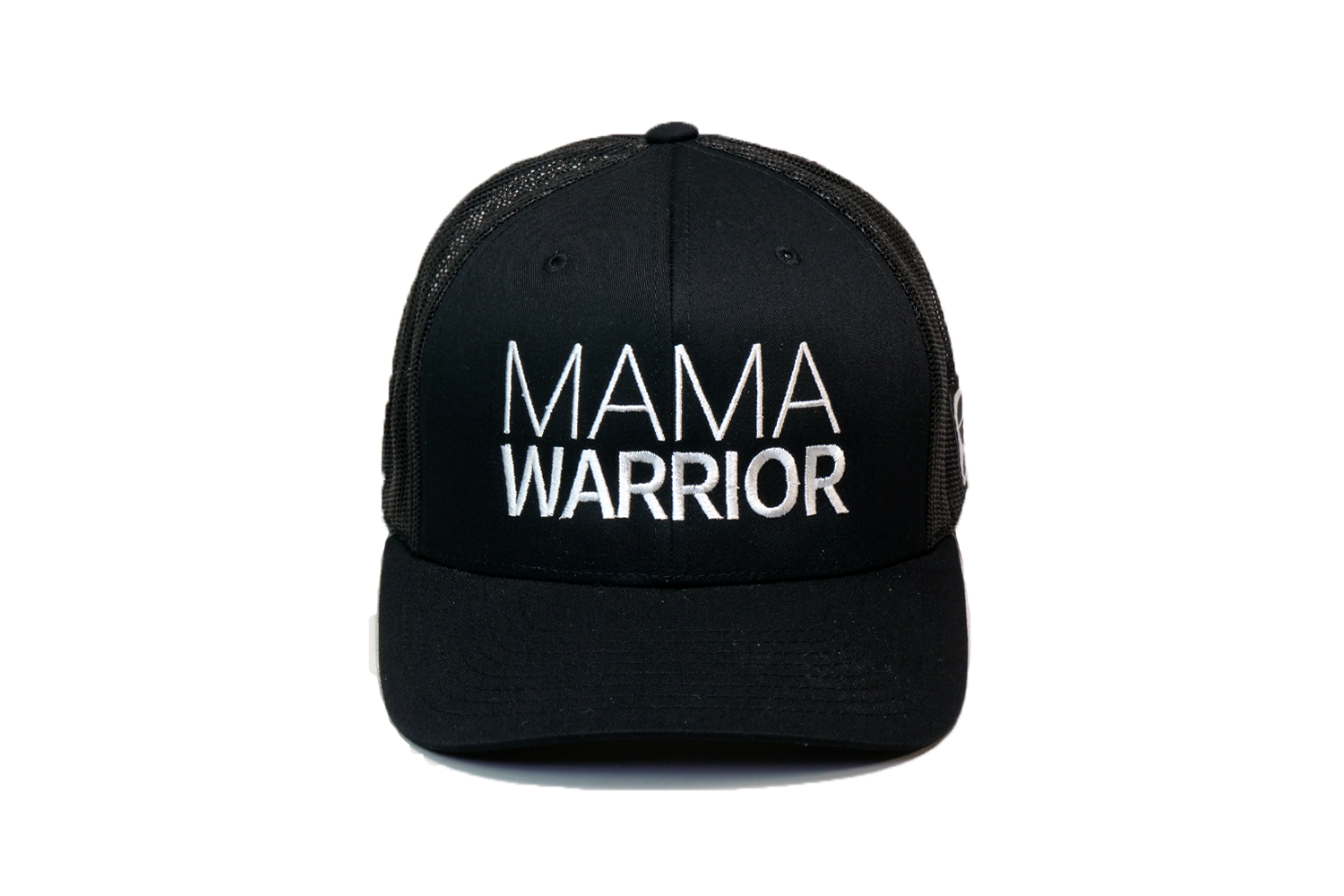 Mama Warrior Trucker Black