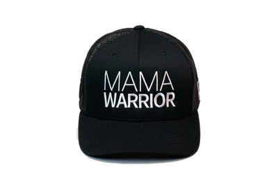 Mama Warrior Trucker Black