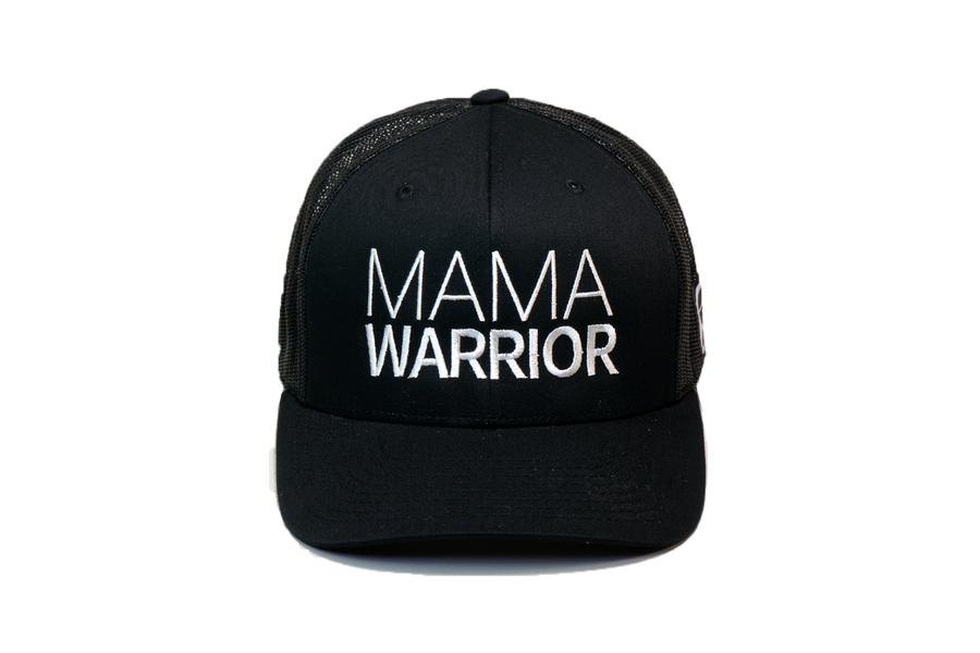 Mama Warrior Trucker Black