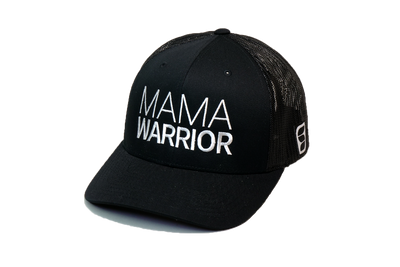 Mama Warrior Trucker Black