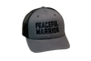 Peaceful Warrior Trucker Charcoal