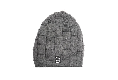 Slouchy Furry Beanie Grey