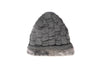 Slouchy Furry Beanie Grey