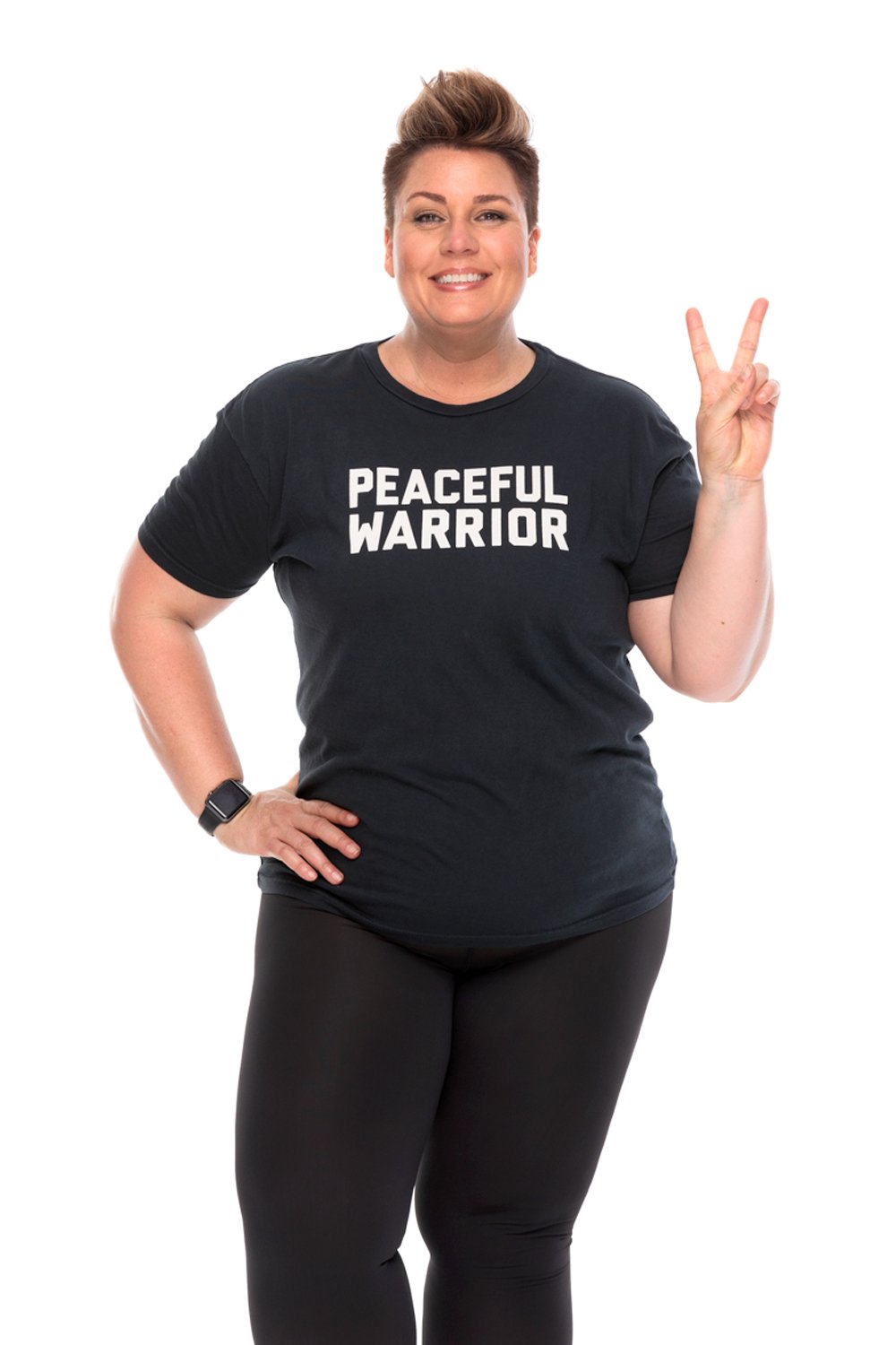 Peaceful Warrior Unisex Crew Neck Tee