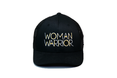 Woman Warrior Trucker Black