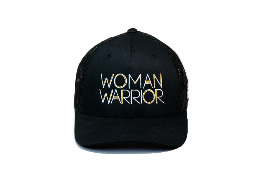 Woman Warrior Trucker Black