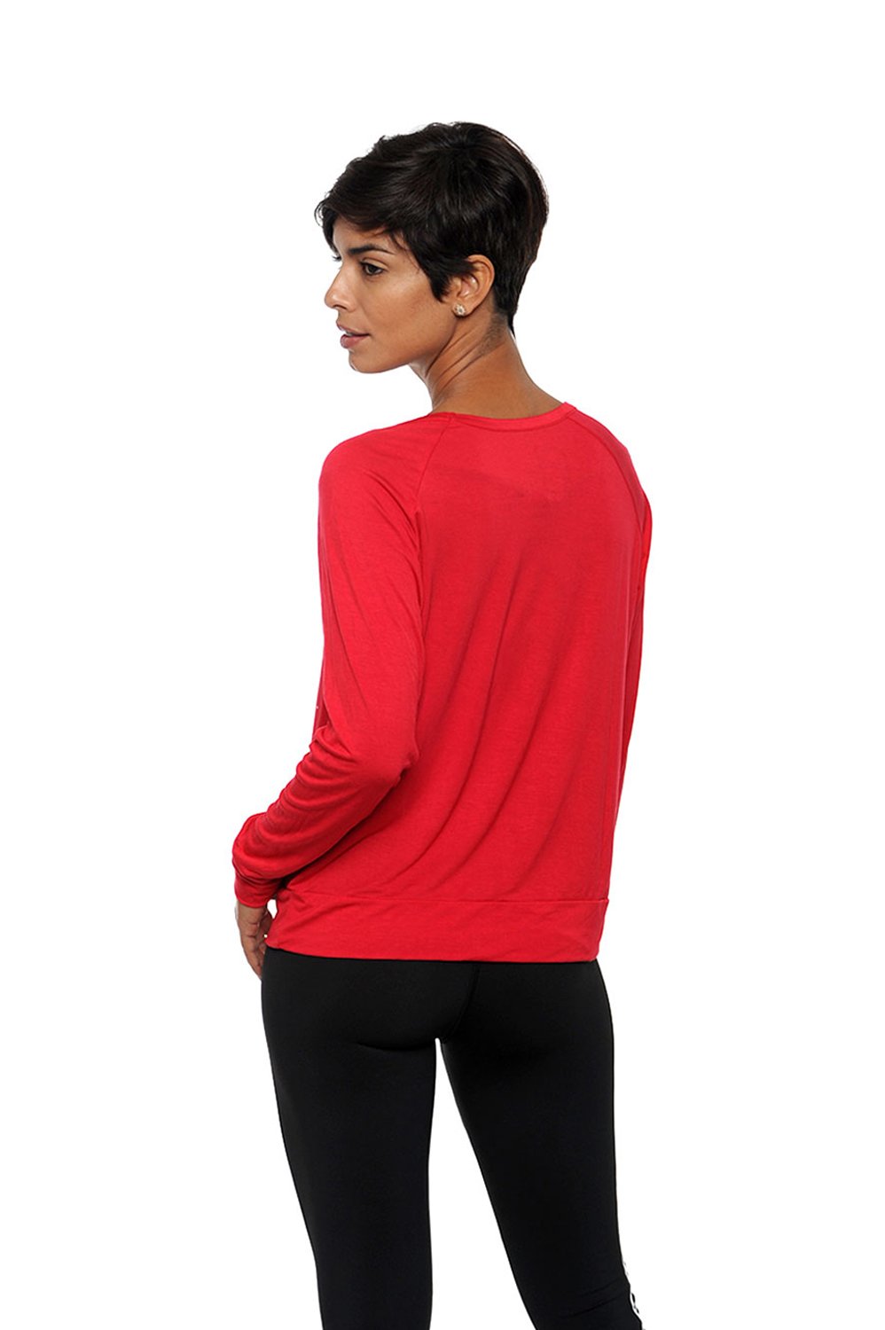 Love Big Long Sleeve Tee Red