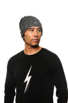 Slouchy Furry Beanie Grey