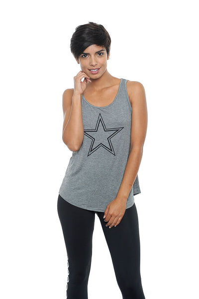 Starry Tank Charcoal