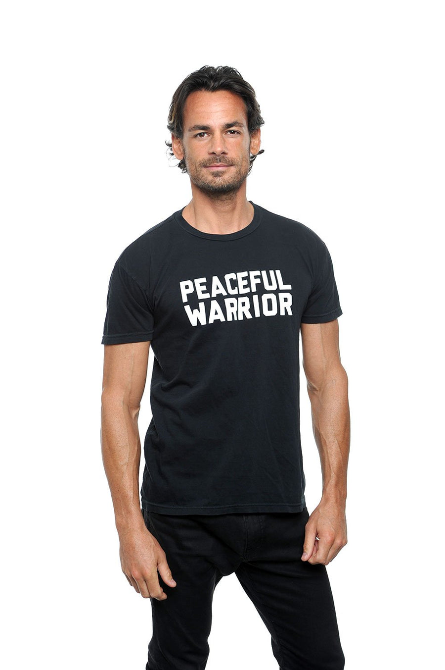 Peaceful Warrior Unisex Crew Neck Tee
