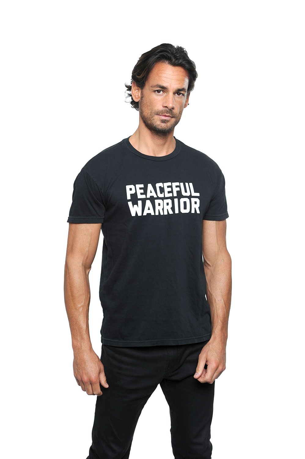 Peaceful Warrior Unisex Crew Neck Tee